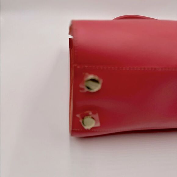 Auth Jimmy Choo Large Pink Leather Suede Sides 2way Riley Tote Crossbody Bag - Picture 12 of 16